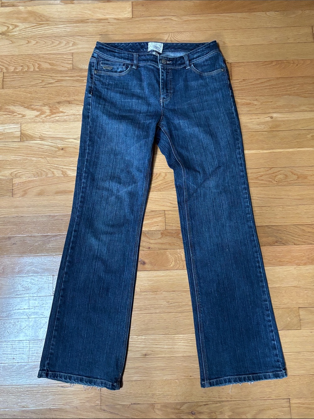 White House Black Market Dark Blue Wide Leg Jeans